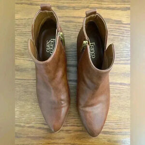 Franco sarto brown leather Lydia bootie